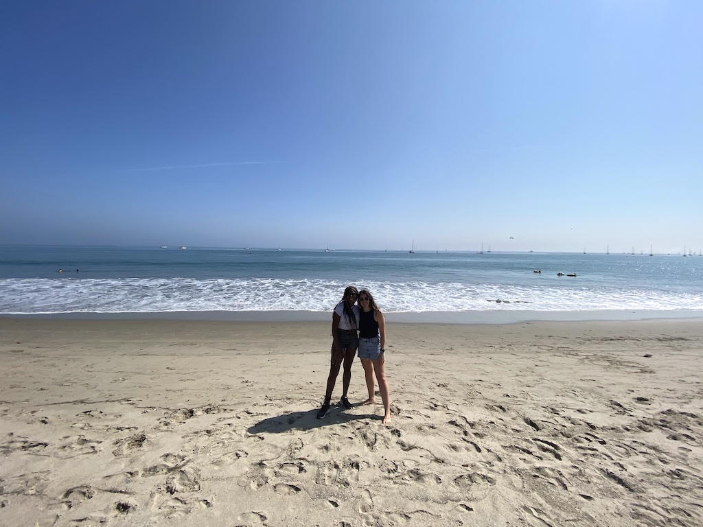 Santa Barbara is one of the warmest beaches in California in December 