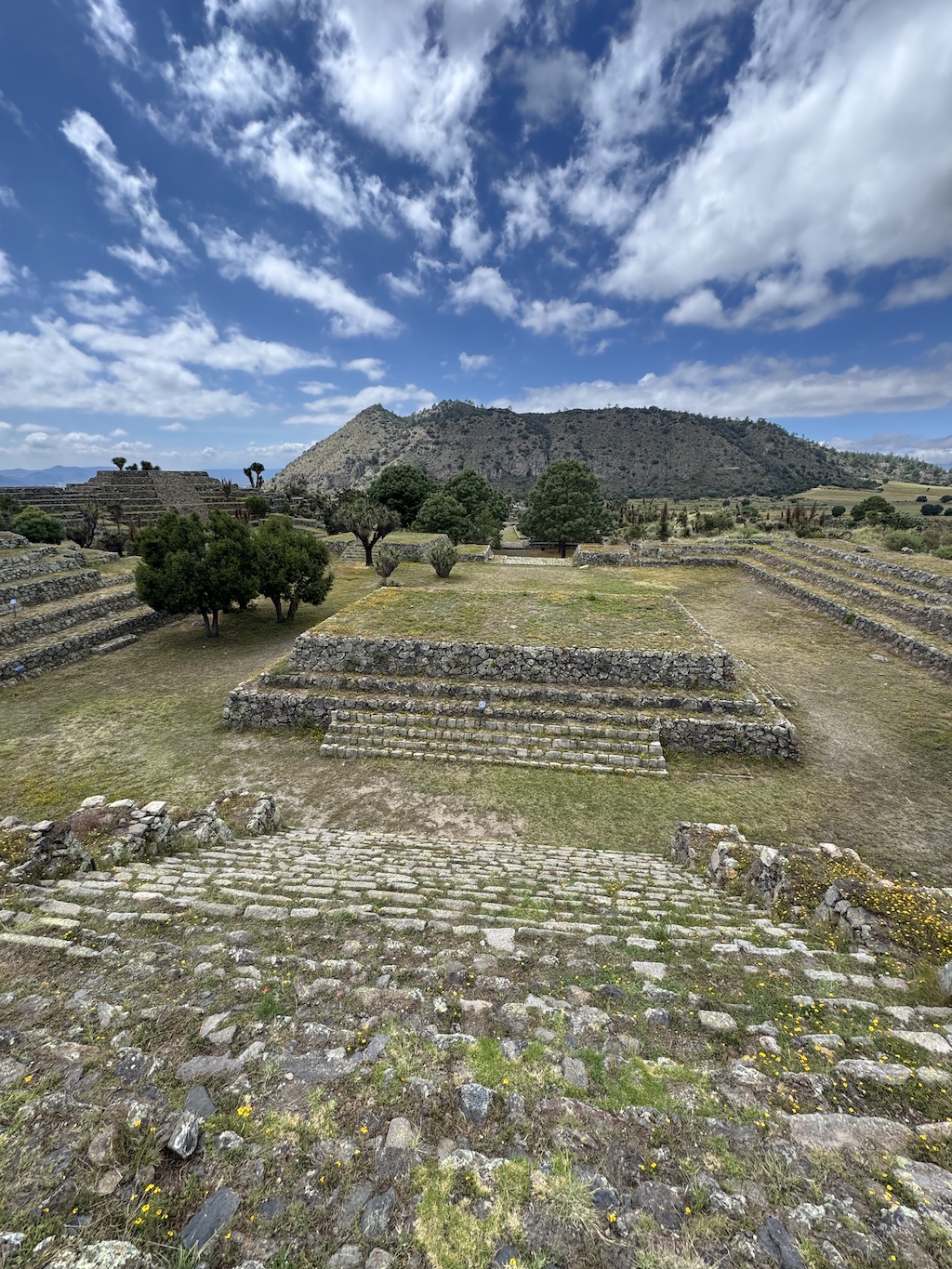 A photo of an ancient structure at the Cantona Archaeological Site.